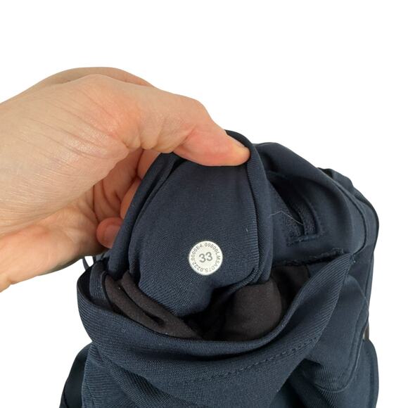 Lululemon ABC Slim Fit Pants True Navy Blue Commuter Travel Work Mens 33x26 - Picture 7 of 7